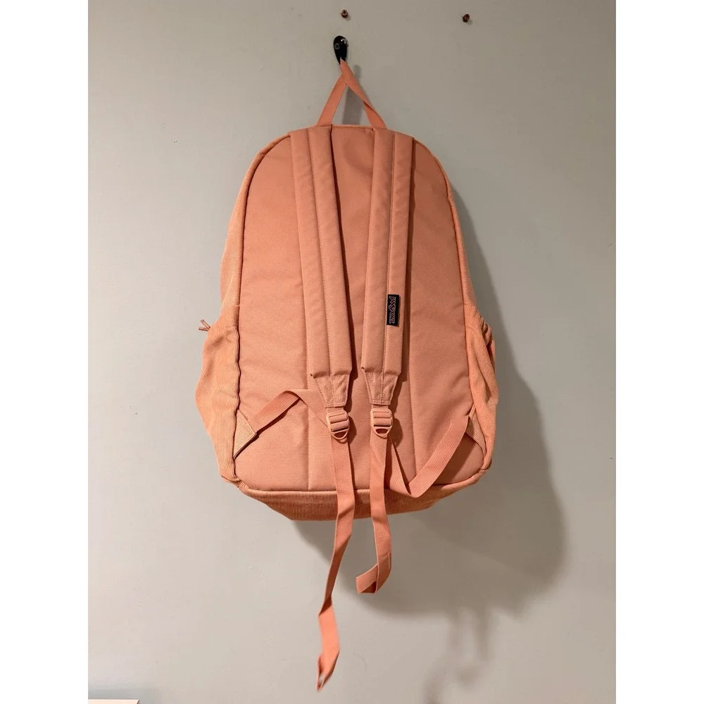 JanSport Lounge Pack FX Backpack Misty Rose Corduroy JS0A85VAZ43 32L New
